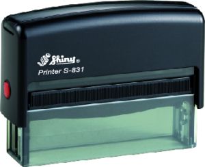 AUTOMATIC STAMP SHINY S-831 size 10x70 mm 