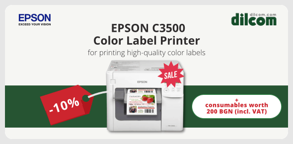 Label printer for colour labels Epson C3500