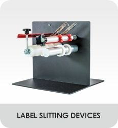 Label slitting system