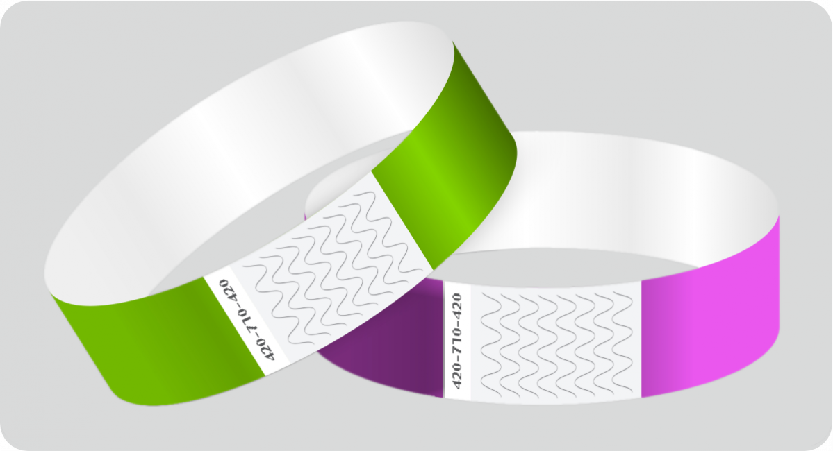 Wristband printing with label printers