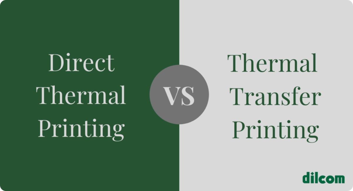 Direct thermal or thermal transfer label print