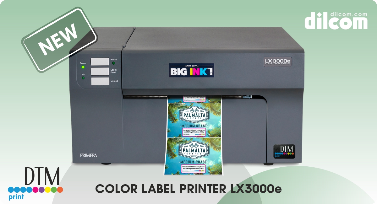 LX3000e printrer for colour labels
