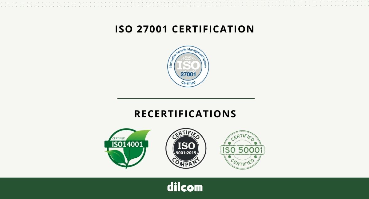 ISO certificates Dilcom