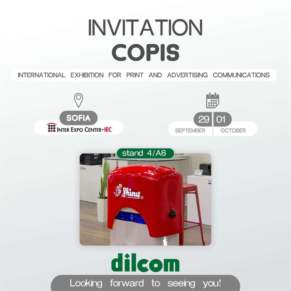 Dilcom with COPIS stand