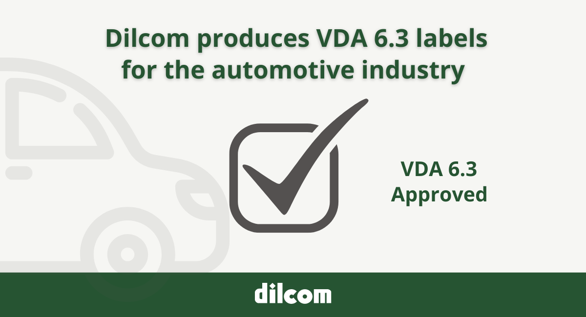 VDA 6.3 certified labels