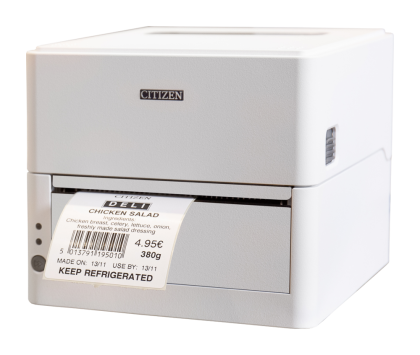CITIZEN CL-H300SV LABEL PRINTER WITH ANTIBACTERIAL HOUSING