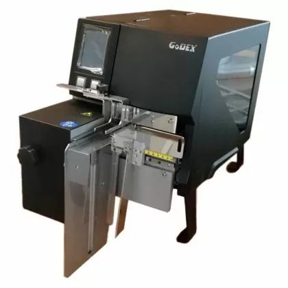 Етикетен принтер Godex ZX1300i с устройство за рязане и подреждане на етикети