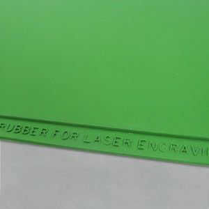 LASER RUBBER SHEET SHINY SLR-300 - ECO /green/