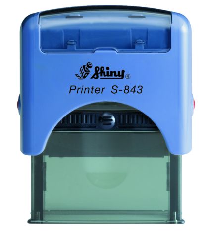 AUTOMATIC  STAMP SHINY S-843 size 18x47 mm 