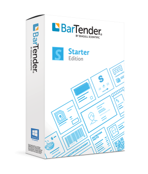 Софтуер за дизайн на етикети BarTender Starter 2021, 1 лиценз за принтер (BTS-1)