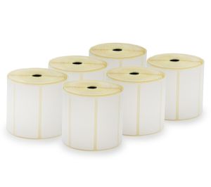 DIRECT THERMAL SCALE LABELS, THERMAL TOP, 56x25 mm, 6 rolls x 900 labels